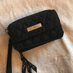 VERA BRADLEY Black Phone Wallet